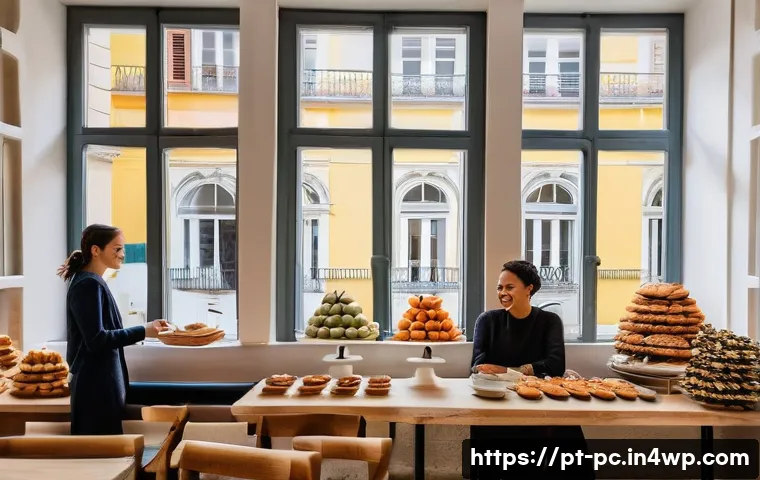 코워킹 스페이스의 지역 사회 기여 방안 - **Prompt:** A vibrant and welcoming coworking space bathed in natural light, situated in a beautiful...
