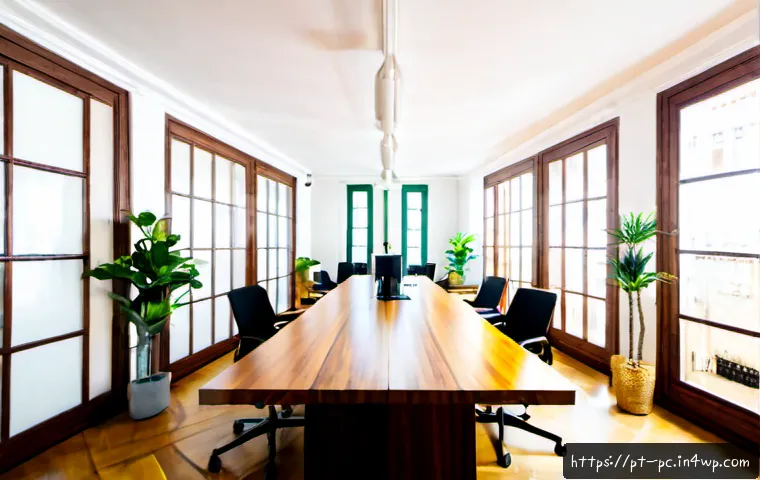 Home 17 코워킹 스페이스의 글로벌 사례 분석 - Photorealistic wide-angle interior of a vibrant Lisbon coworking space, diverse Portuguese-speaking ...